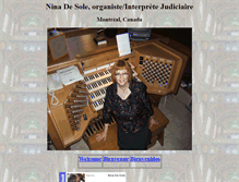 Tablet Screenshot of ninadesole.com